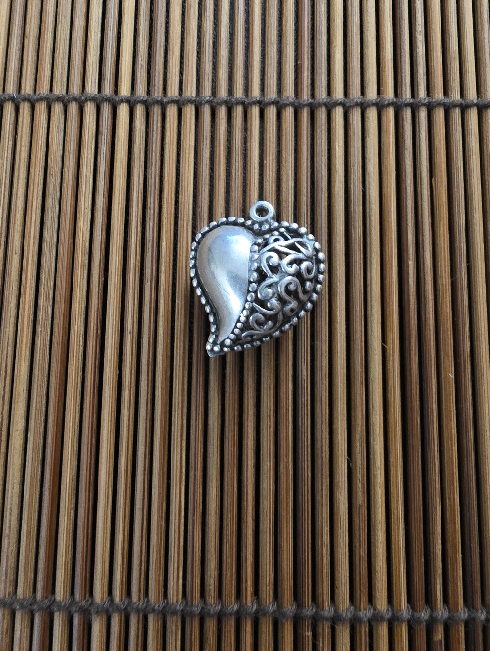 Sterling Silver Heart Pendant (Vintage)